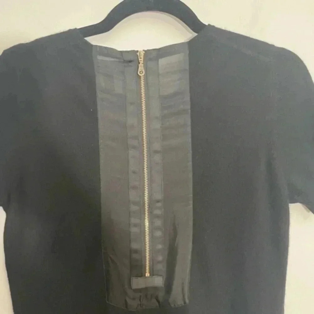 AQUACASHMERE black fitted 100% cashmere dress medium - Picture 4 of 6